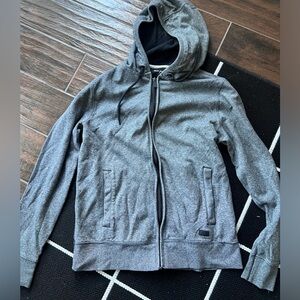 DKNY Jeans Gray Zip Jacket